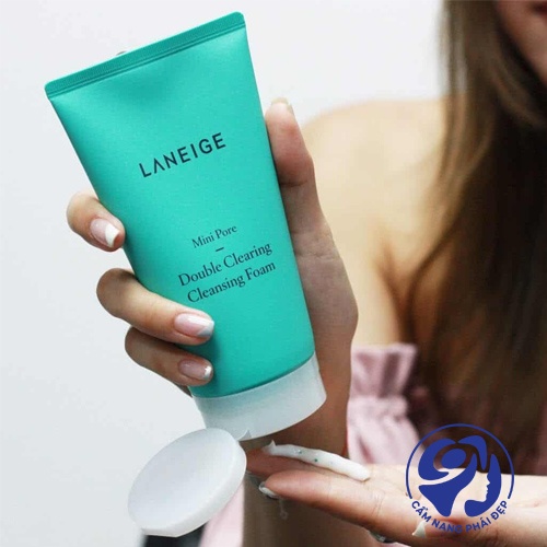 Laneige Mini Pore Double Clearing Cleansing Foam