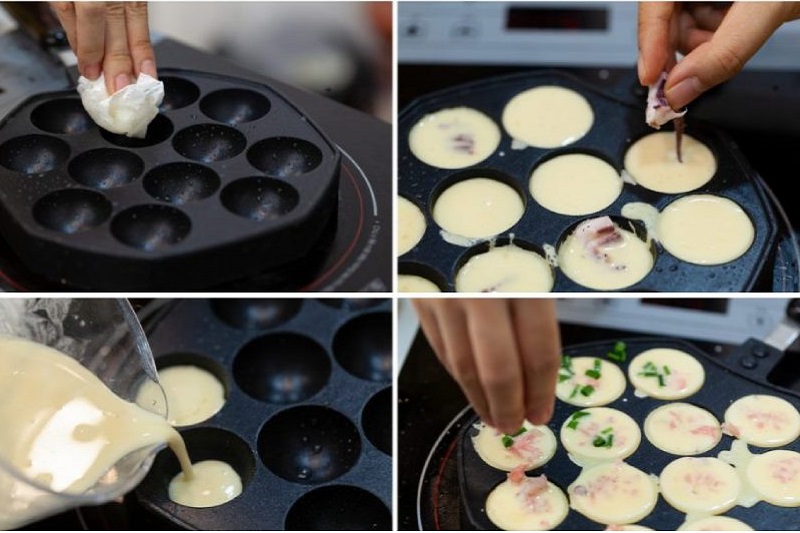 cách làm bánh bạch tuộc takoyaki